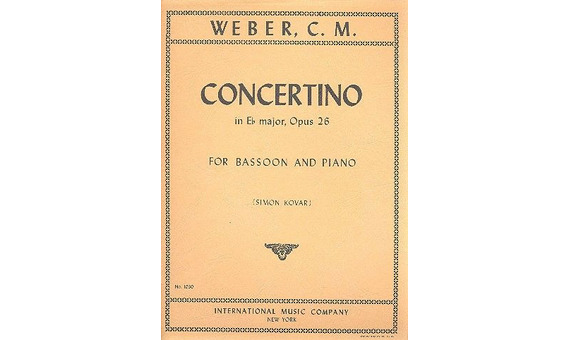 WEBER C.M. - CONCERTINO MIb M (ORIGINAL CLARINETE) - OP.26