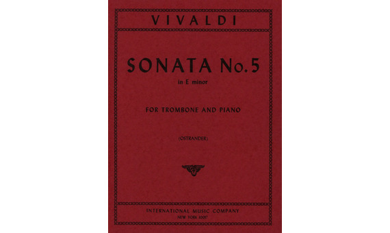 VIVALDI A. - SONATA Nº5 MI m - RV.40