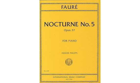 FAURE G. - NOCTURNO OP.37 Nº 5 PIANO