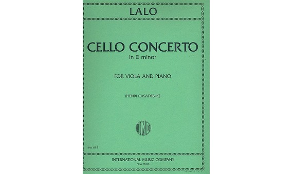 LALO E. - CONCIERTO REm ( TRANSCRITO PARA VIOLA )