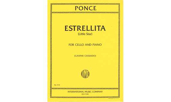 PONCE M. - ESTRELLITA (VIOLONCELLO Y PIANO)
