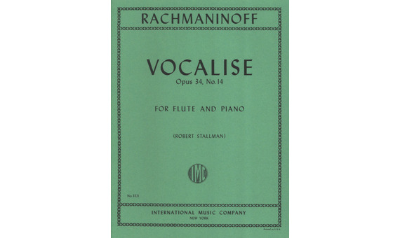 RACHMANINOFF S. - VOCALISE - OP.34 Nº14 (FL/P)