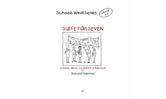 HANMER R. - SUITE FOR SEVEN (SC+PT) 2FL/OB/3CL/FG -