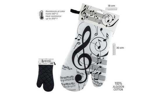 REGALO - GUANTE COCINA MUSICA