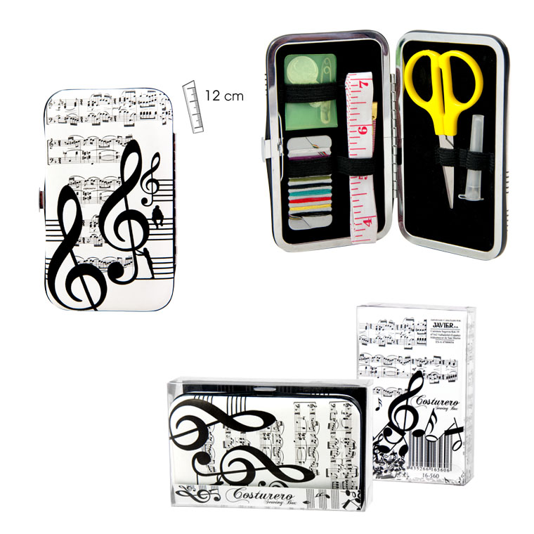 REGALO - MINI COSTURERO CON MOTIVOS MUSICALES