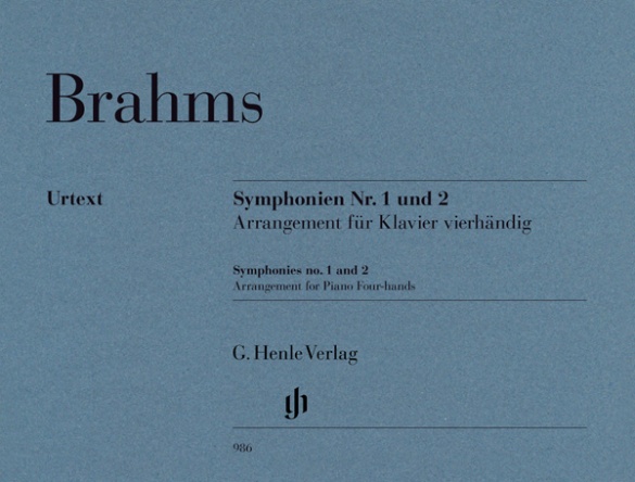 BRAHMS J. - SINFONIAS Nº1,2 OP.68,73 PIANO 4 M URTEXT -