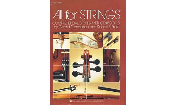 ANDERSON /FROST -All for Strings: Acompañamiento de Piano Vol.3