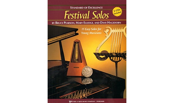 B.PEARSON - Festival Solos Book/CD - Tenor Saxophone