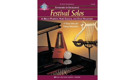 B.PEARSON - Festival Solos Book/CD - Alto Saxophone