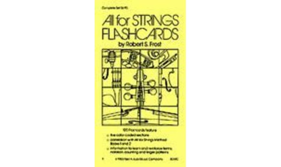 G. Anderson/ R.S.Frost- All for Strings - Flashcards