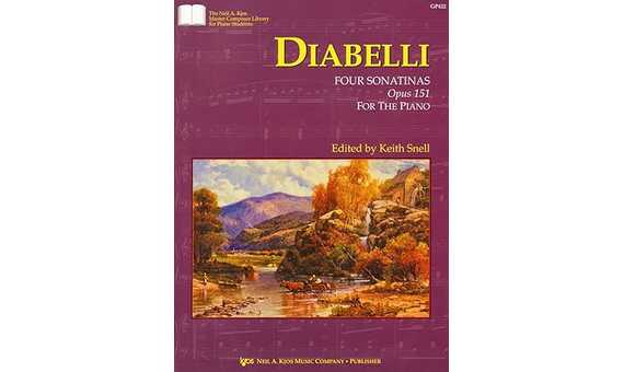 DIABELLI A. - SONATINAS (4) OP.151 PIANO