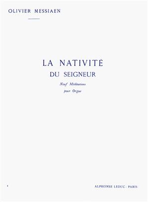 MESSIAEN O. - NATIVITE DU SEIGNEUR V.4 ( MEDITACION 9)