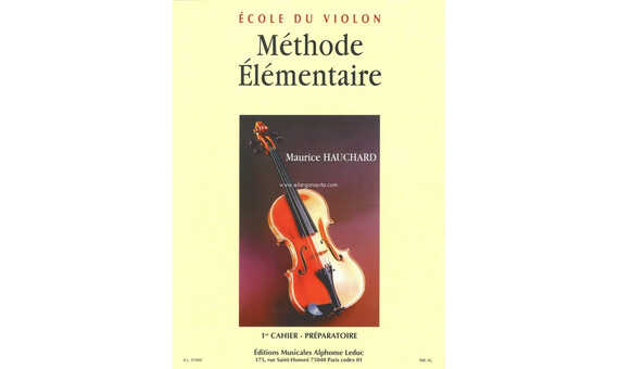 HAUCHARD M. - METODO ELEMENTAL DE VIOLIN V.1