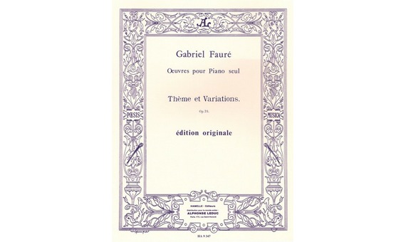 FAURE G. - TEMA Y VARIACION - OP.73