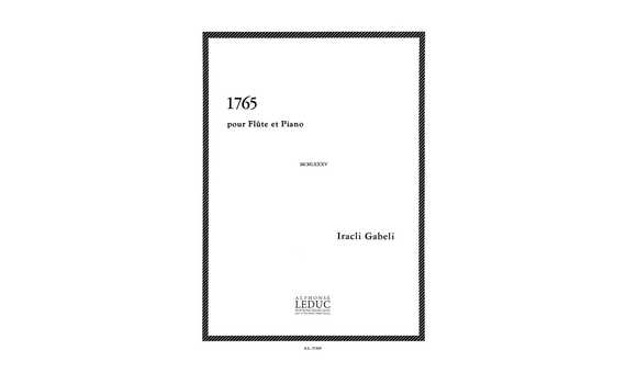 GABELI I. - 1765 (FLAUTA Y PIANO)