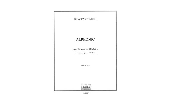 WYSTRAETE B. - ALPHONIC (SAXO MIb/PIANO)