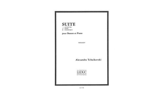 TCHAIKOVSKY P.I. - SUITE FAGOT Y PIANO