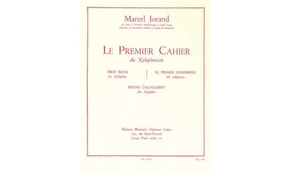 JORAND M. - EL PRIMER CUADERNO DEL XILOFONISTA