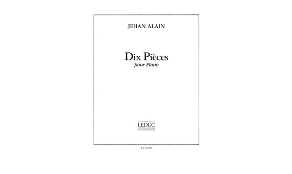 ALAIN J. - PIEZAS (10) PIANO