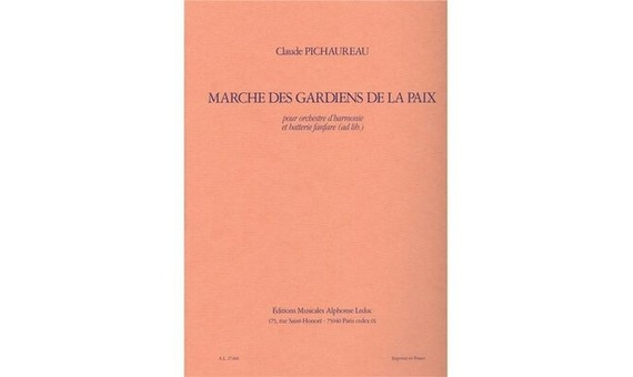 C. Pichaureau.- Marche Des Gardiens De La Paix
