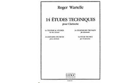 WARTELLE R. - ESTUDIOS TECNICOS (14) CLARINETE