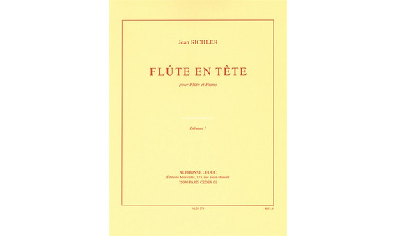 Jean Sichler - Flute en tete (Flauta/piano)