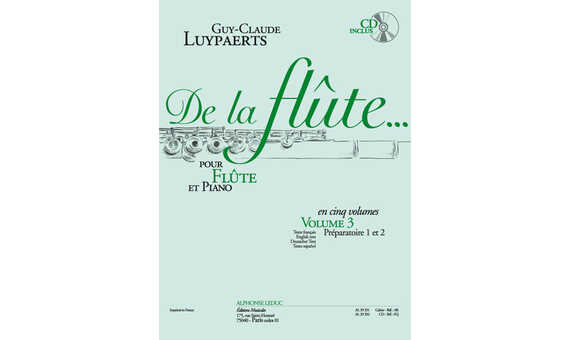 LUYPAERTS G.C - DE LA FLAUTA V.3 ESPAÑOL + ING + FRAN + ALEMAN +CD