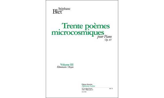 BLET S. - POEMAS MICROCOSMICOS(30) OP.41 PIANO