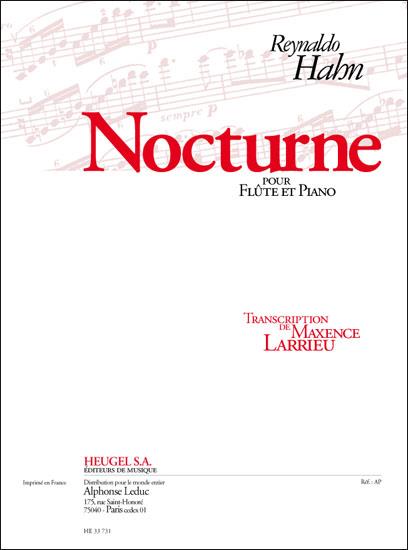 HAHN R. - NOCTURNO (FL/P)