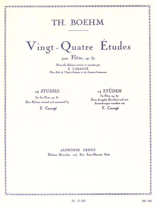 BOEHM T. - ESTUDIOS MELODICOS (24) - OP.37