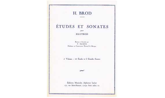 BROD H. - ESTUDIOS Y SONATAS V.2 -