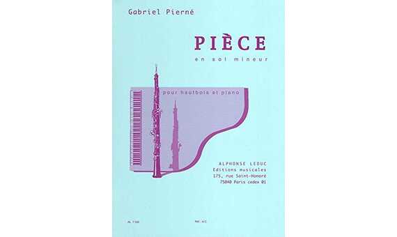 PIERNE G. - PIEZA SOL m - OP.5 OBOE Y PIANO