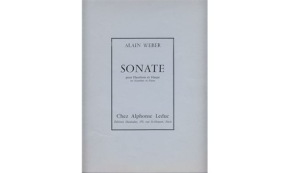 WEBER A. - SONATA - (OBOE/PIANO)