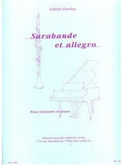 GROVLEZ G. - SARABANDA Y ALLEGRO -