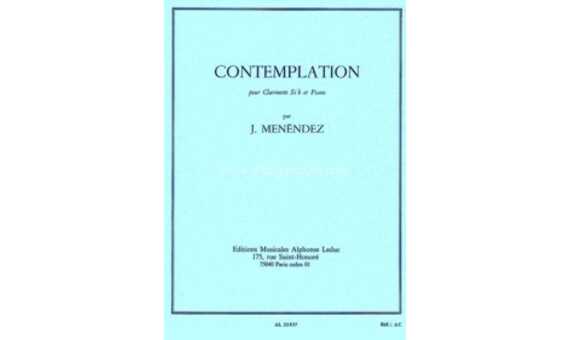 MENENDEZ J. - CONTEMPLACION - DESCATALOGADO