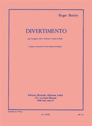 BOUTRY R. - DIVERTIMENTO -