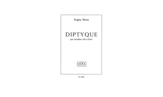 BOZZA E. - DYPTYQUE - SAXO Y PIANO