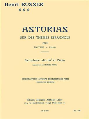 BUSSER H. - ASTURIAS SOBRE TEMAS ESPAÑOLES - OP.84