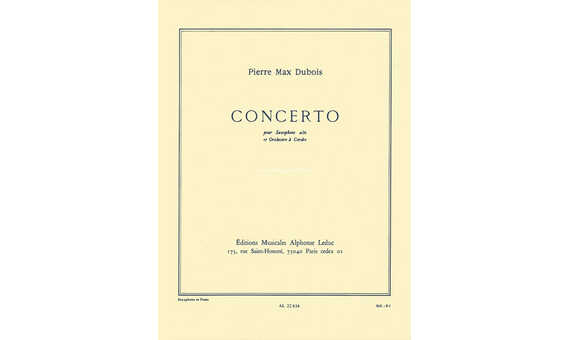 DUBOIS P.M. - CONCIERTO -