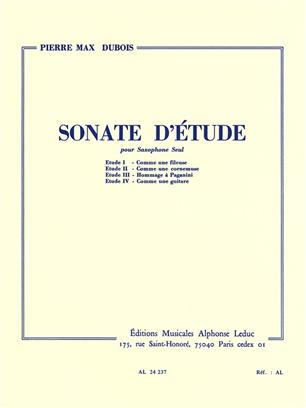 DUBOIS P.M. - SONATA DE ESTUDIO -