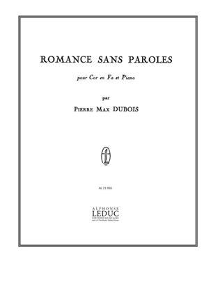 DUBOIS P.M. - ROMANZA SIN PALABRAS -