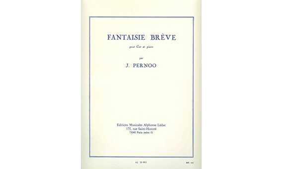 PERNOO J. - FANTASIA BREVE - (TR/P)