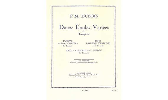 DUBOIS P.M. - ESTUDIOS VARIADOS (12) - TROMPETA -