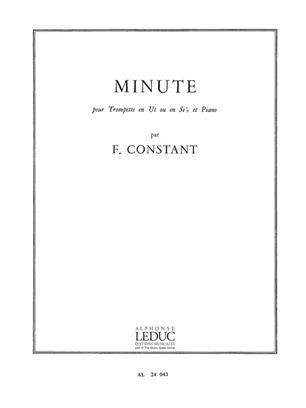 CONSTANT F. - MINUTE - TROMPETA Y PIANO