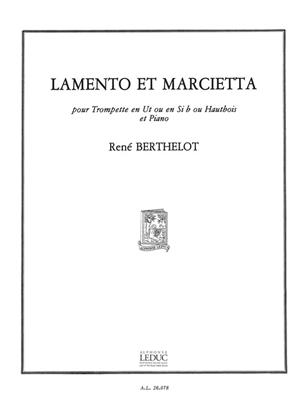 BERTHELOT R. - LAMENTO ET MARCIETTA TP(OB)P -