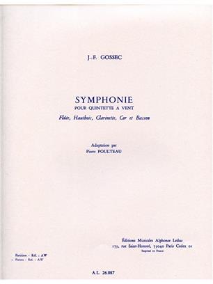 GOSSEC J.F. - SINFONIA FL/OB/CL/TR/FG -