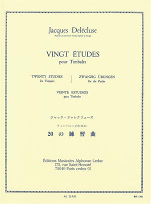 DELECLUSE J. - ESTUDIOS TIMBALES (20) -