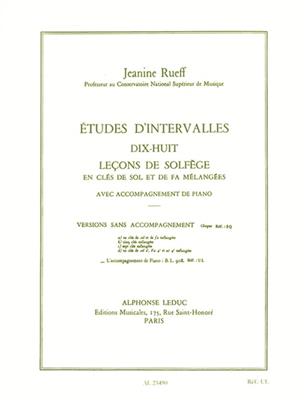 RUEFF - ESTUDIOS DE INTERVALOS (18) (AC) -