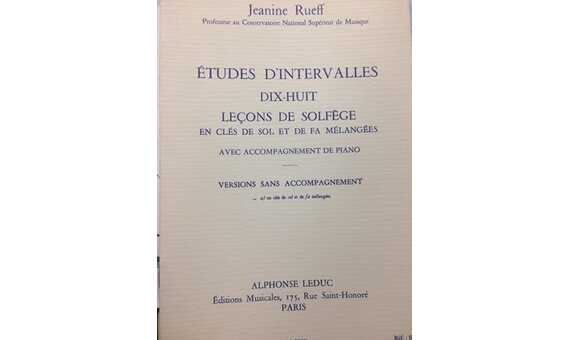 RUEFF J. - LECCIONES (15) (SA) -