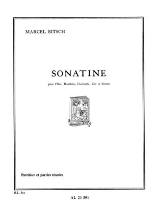 BITSCH M. - SONATINA (SC+PT) FL/OB/CL/FG/TR -
